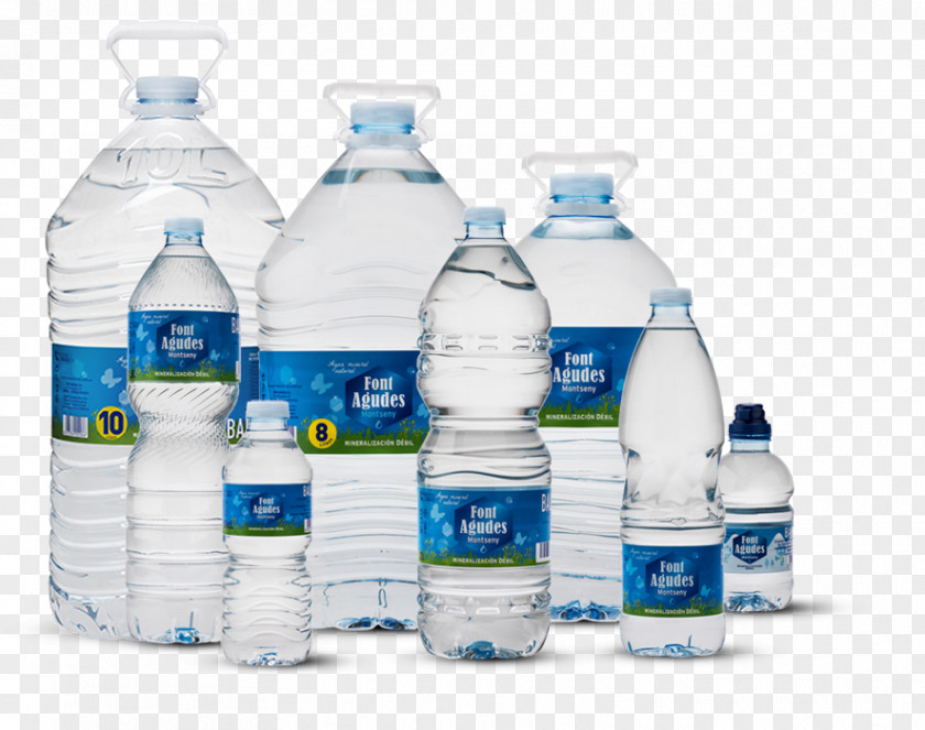 Nature Fonts Mineral Water Bottles Arbúcies Font Agudes PNG