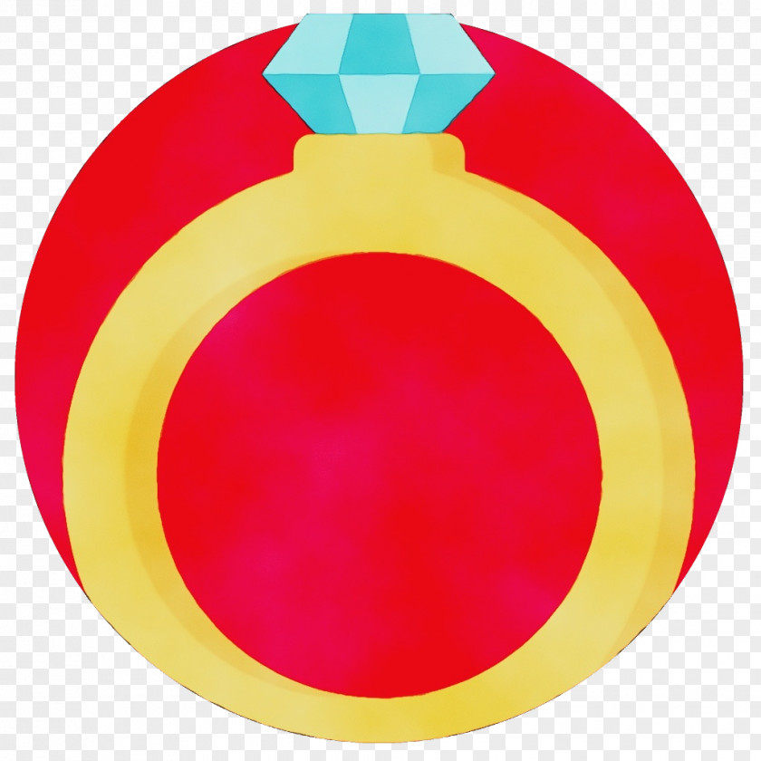 Red Circle Yellow PNG