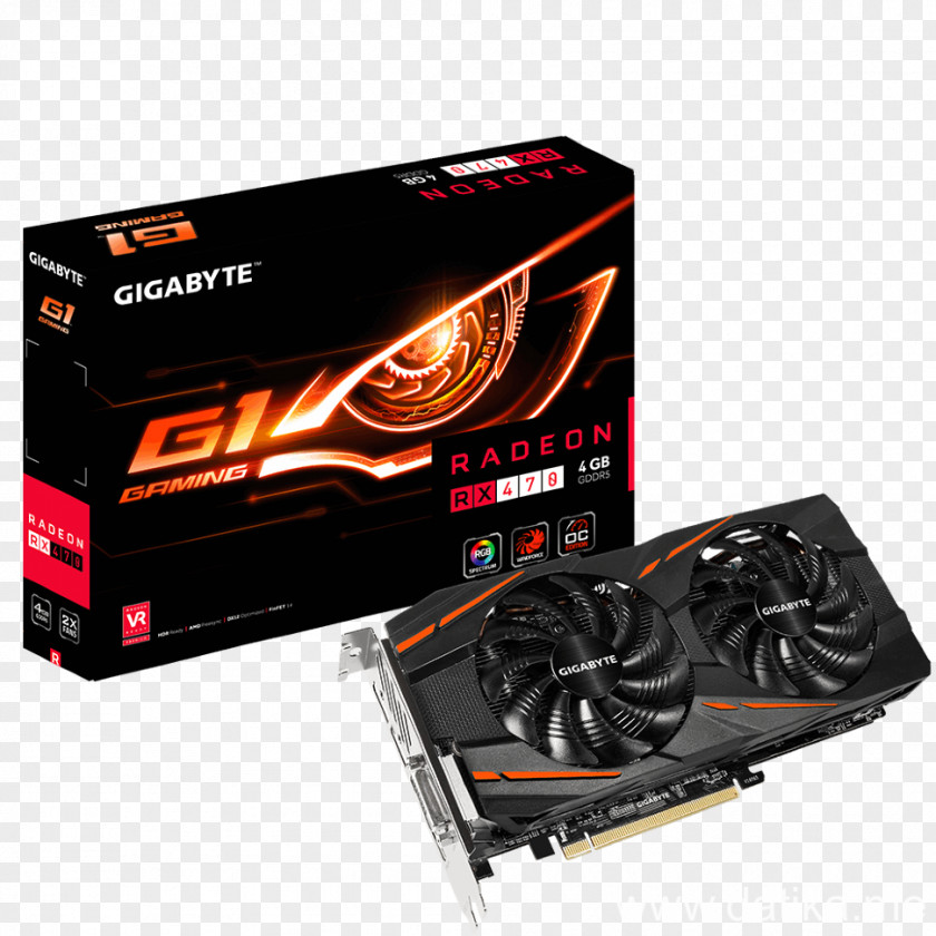Strix Graphics Cards & Video Adapters AMD Radeon RX 580 570 Gigabyte Technology PNG