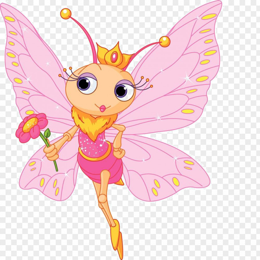 Cartoon Flower Fairy Butterfly Royalty-free Clip Art PNG