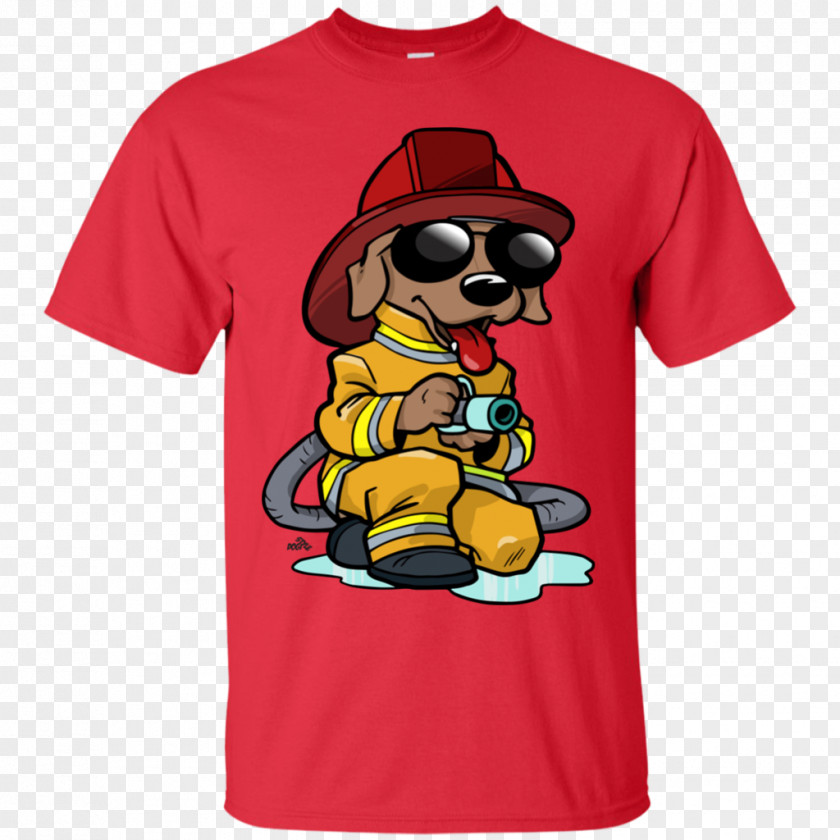 Fireman Cartoon T-shirt Hoodie Clothing Sleeve PNG