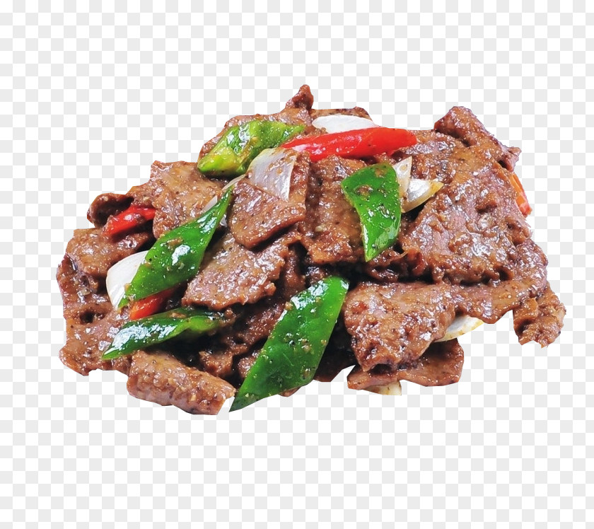 Fried Black Pepper Beef Rice Steak Au Poivre Meat PNG