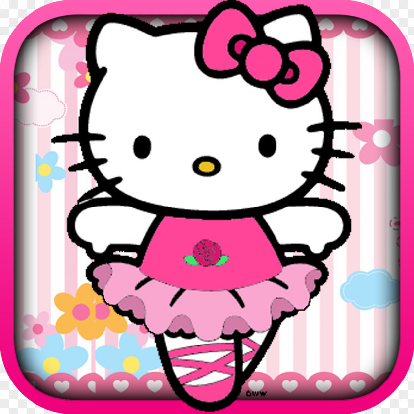 Hello Kitty Loves Mad Libs Ballet Dancer Clip Art PNG