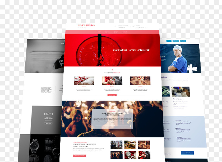 Website Mockup Free Web Page World Wide Product E-commerce PNG