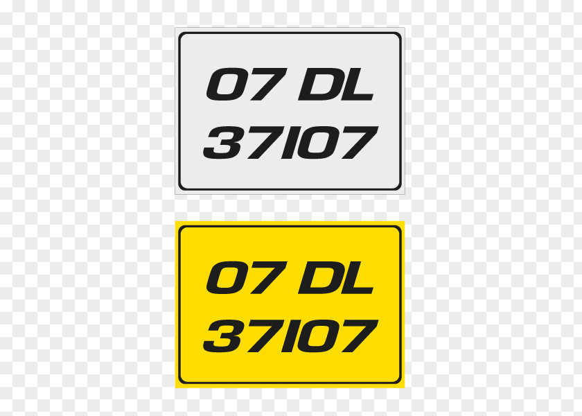 Yellow Plate Vehicle License Plates Jeep Truck Motor Registration PNG