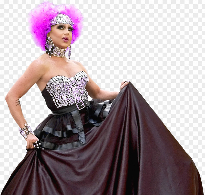 Phoenix Pride Festival Gown Model Purple Fashion PNG
