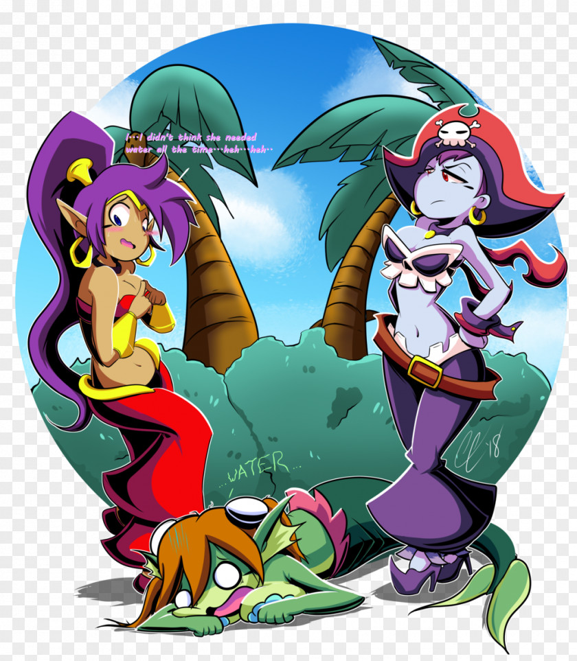 Shantae Shantae: Half-Genie Hero Drawing Digital Art Fan Sketch PNG