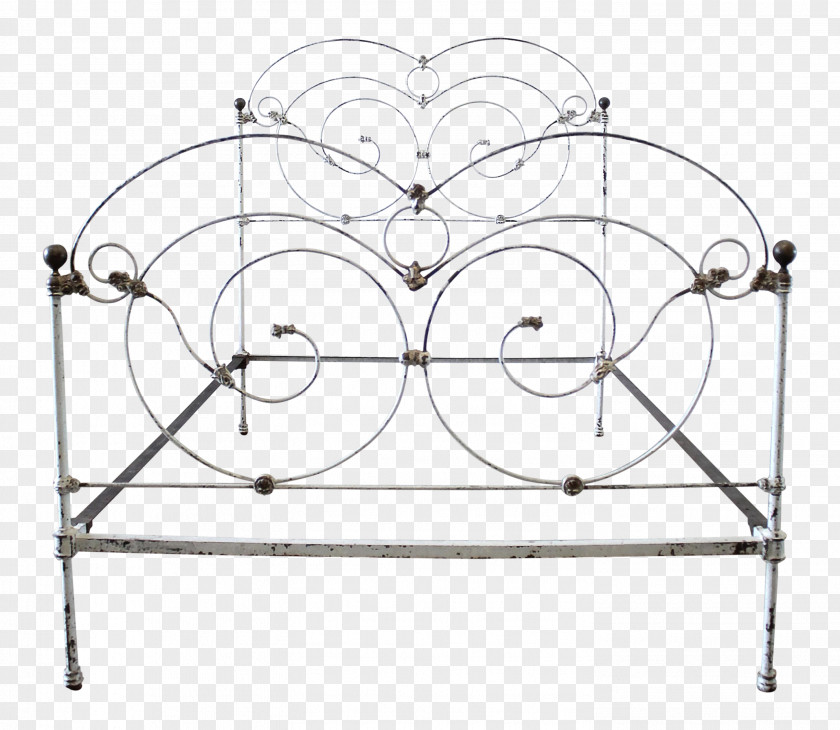 Bed Frame Hardware Iron Canopy Cast Headboard PNG