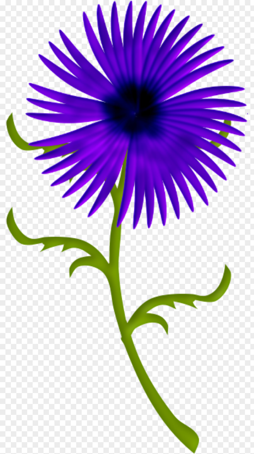 Blue Flower Leaf Clip Art PNG