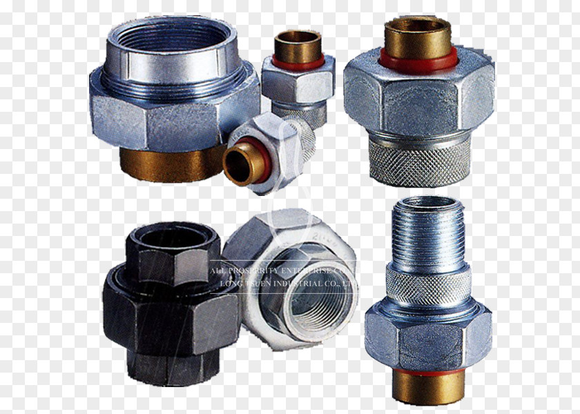 Brass Piping And Plumbing Fitting Nut Flange Pipe PNG