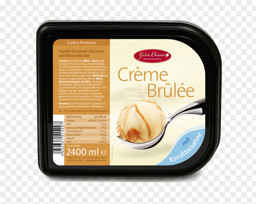 Creme Brulee Stracciatella Ice Cream Sorbet Iced Coffee PNG