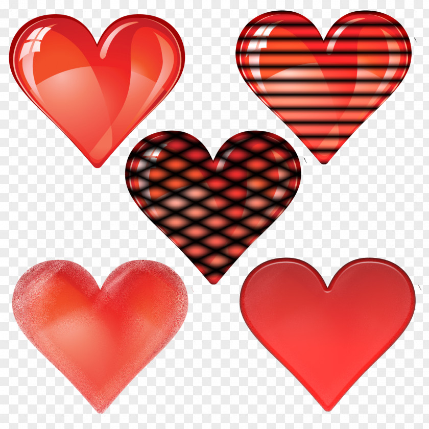 Heart Painting Valentine's Day Clip Art PNG