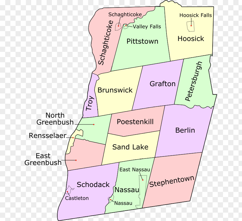 Line Rensselaer County Map Angle PNG