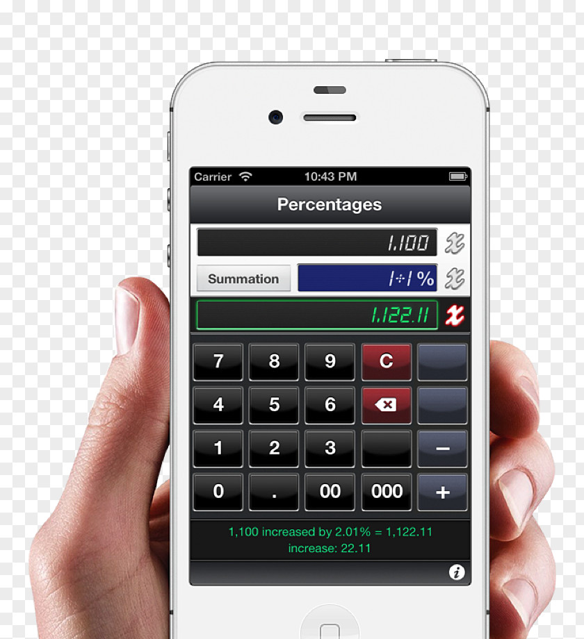 Percentage Calculator Feature Phone Smartphone Video Mobile Phones Handheld Devices PNG