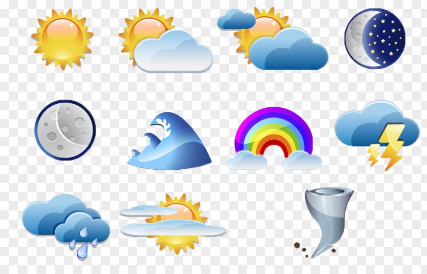 Weather Icon Vector Material Forecasting Logo PNG