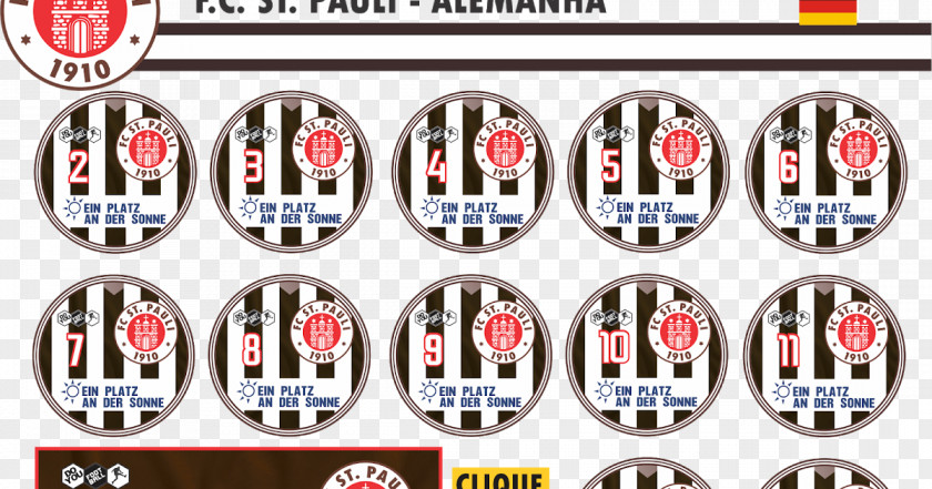 ALEMANHA FC St. Pauli Bundesliga Borussia Dortmund PNG