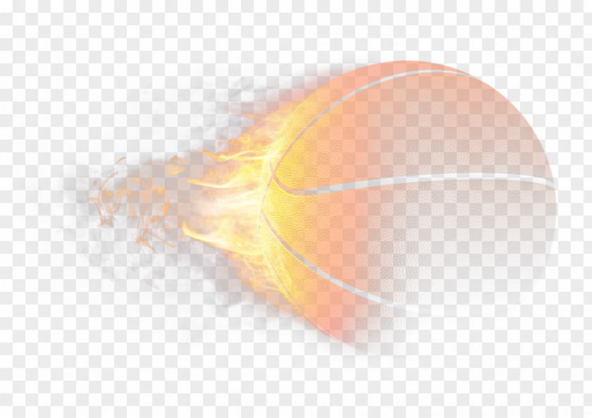 Basketball Flame Speed Light PNG