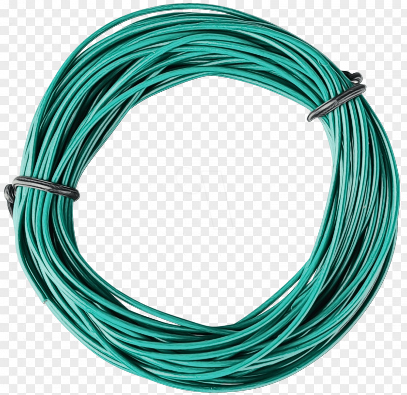 Fashion Accessory Electronics Wire Turquoise Networking Cables Cable Technology PNG