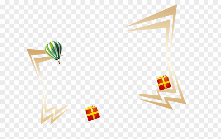 Gift Hot Air Balloon Designer PNG