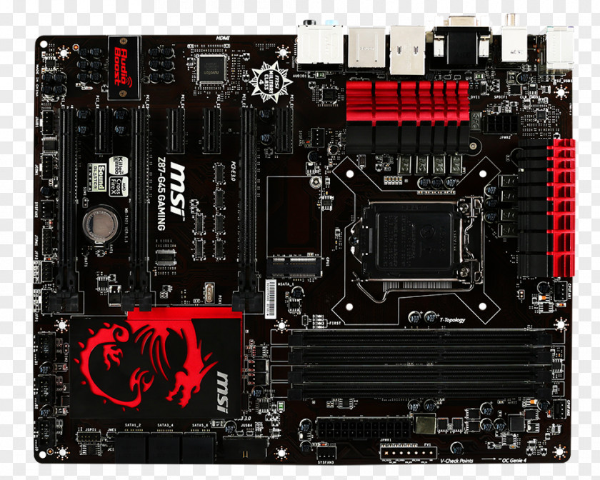 Intel LGA 1150 Motherboard MSI Z87-G45 Gaming PNG