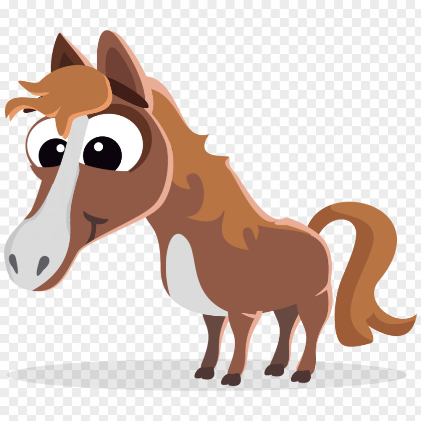 Pony Line Cliparts Clydesdale Horse Cartoon Clip Art PNG
