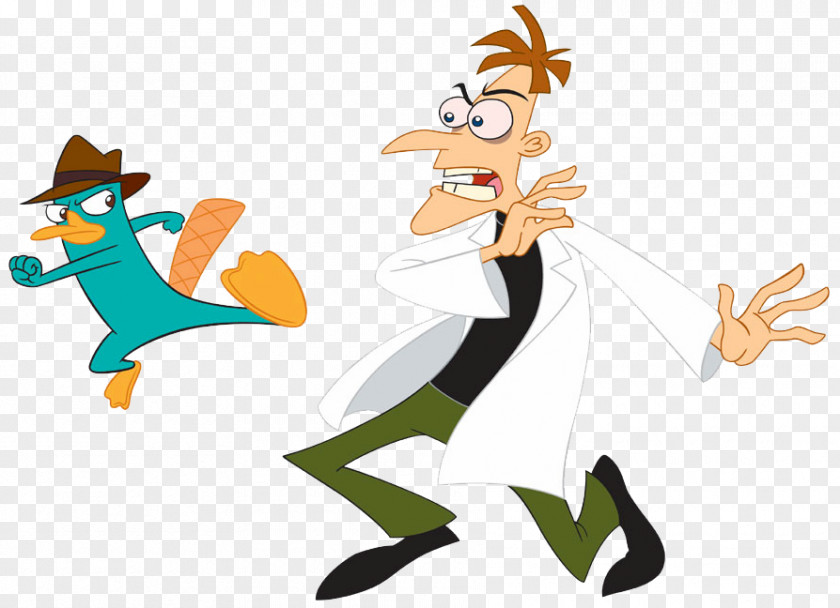 Professor Clipart Dr. Heinz Doofenshmirtz Perry The Platypus Phineas Flynn Wall Decal Sticker PNG