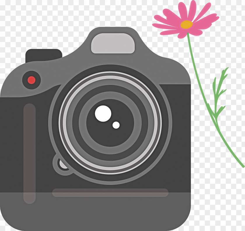 Camera Flower PNG