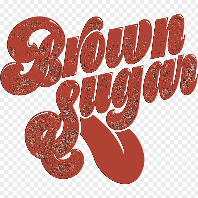Sugar Logo Brown Font PNG