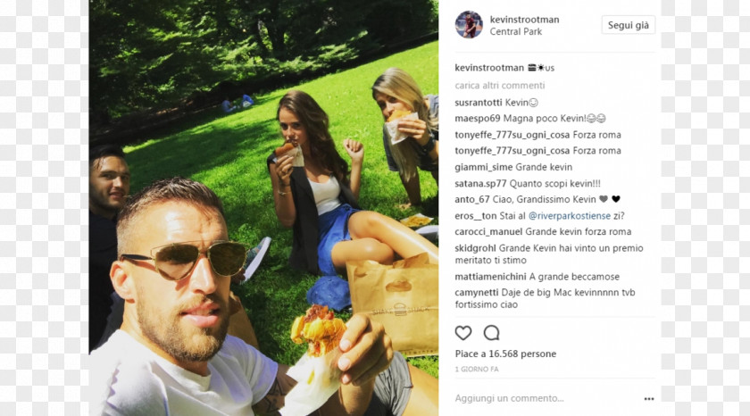 Trống Đồng Kevin Strootman A.S. Roma New York City Sport Vacation PNG