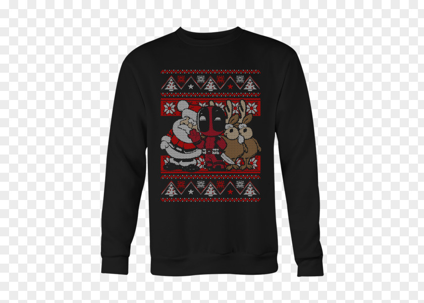 Ugly Christmas Sweater Sleeve T-shirt Jumper PNG