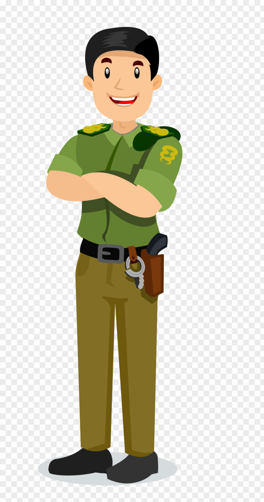 A Man In Uniform Profession Icon PNG