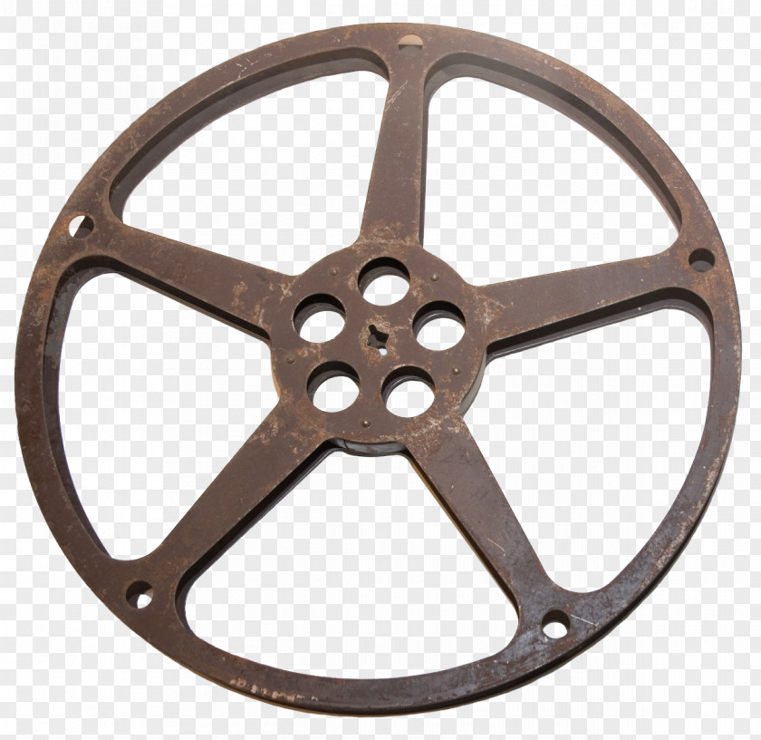 Black And White Film Reel Fixed-gear Bicycle Wheels Spoke Alloy Wheel PNG