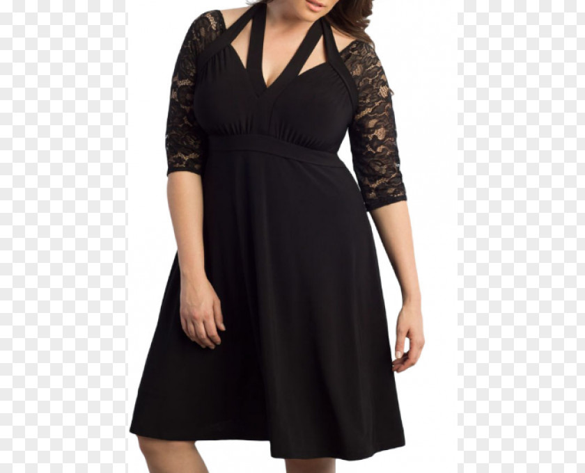Dress Little Black Sleeve Lace Clothing PNG