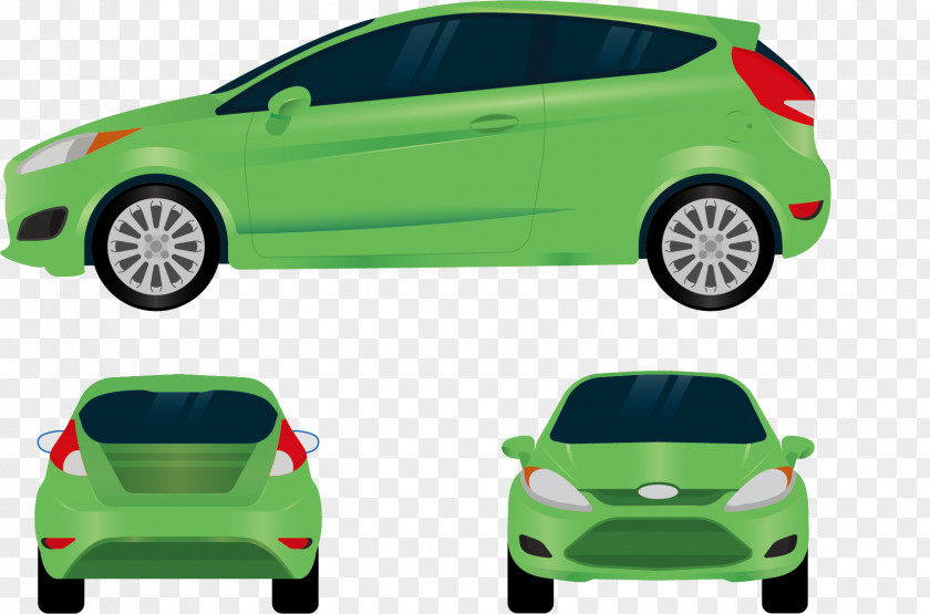 Green Ford 2018 Fiesta 2016 Car PNG