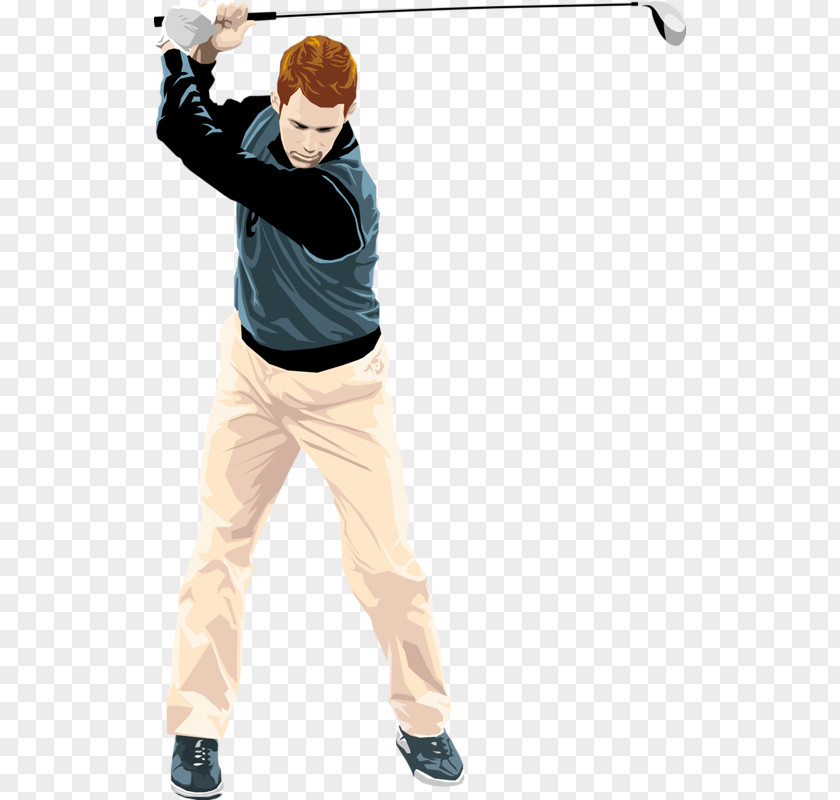 Man Playing Golf Sport PNG
