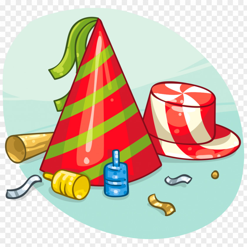 New Year's Eve Party Hat Cone Clip Art PNG