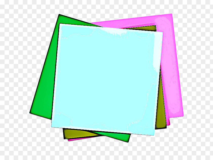 Paper Product Rectangle Green Background PNG