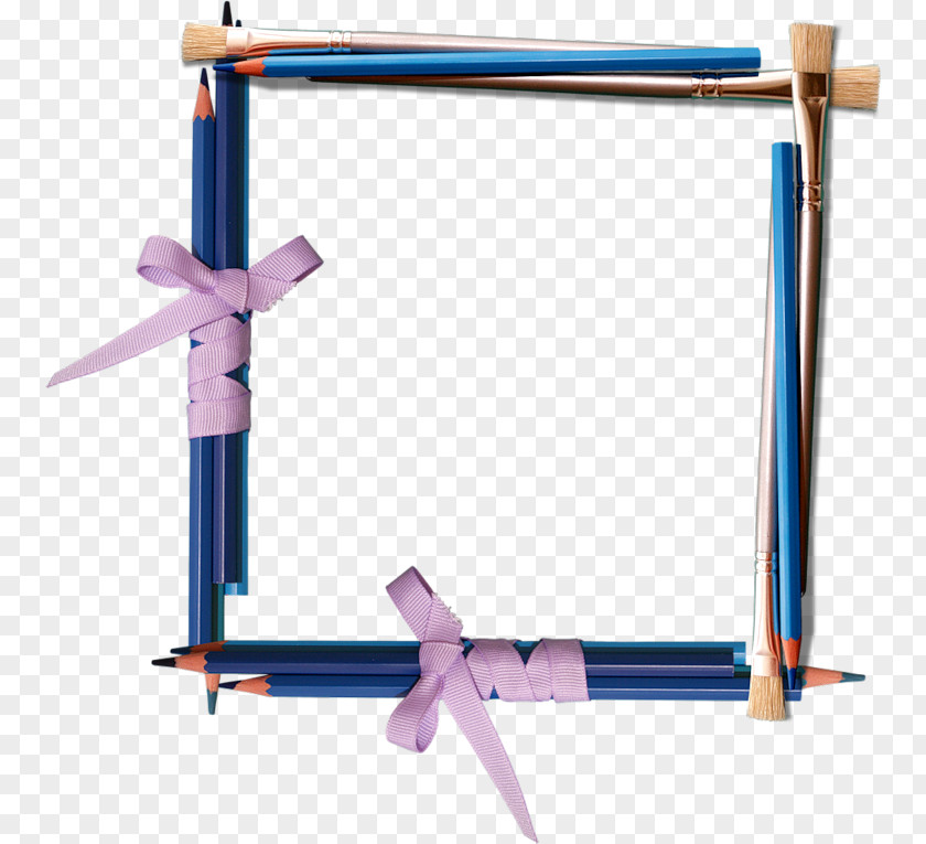 Pencil Picture Frames Colored Image PNG