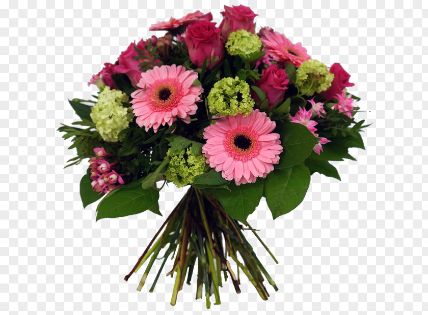 Gerbera Flower Bouquet Floristry Cut Flowers Floral Design PNG