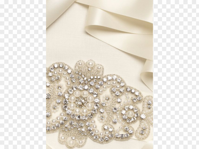 Jewellery Wedding Dress Sash PNG