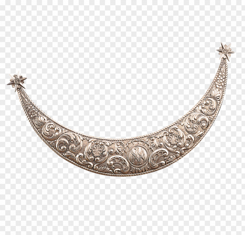 Necklace Silver PNG