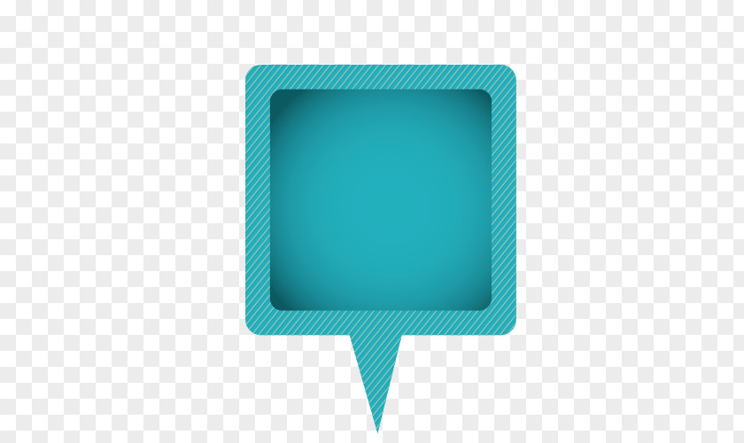 Creative Business Dialog Turquoise Pattern PNG