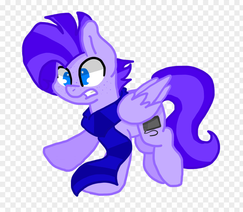 Falling Down Horse Pony Purple Violet PNG