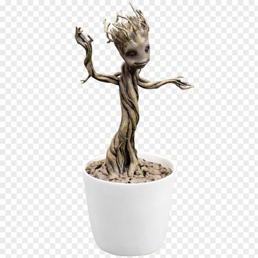 Groot Baby Statue Sculpture Action & Toy Figures PNG