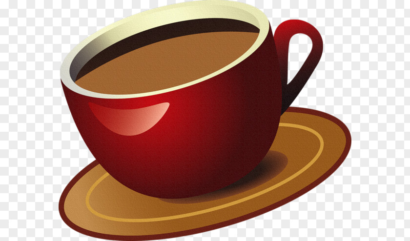 Hand-painted Cartoon Coffee Cup PNG