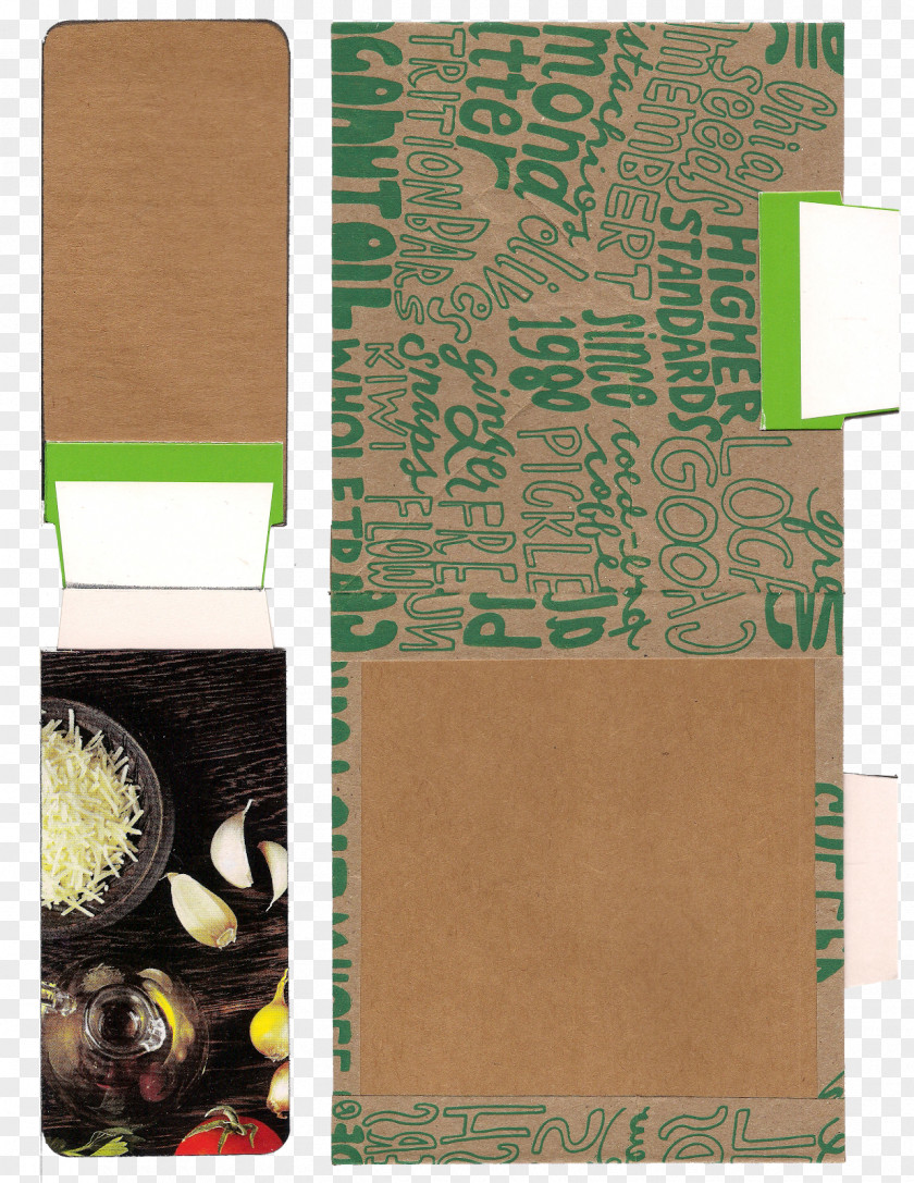 Kraft Paper Bag Green PNG