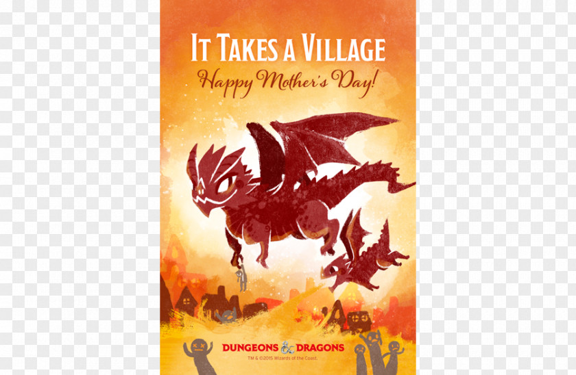 Mother Card Dungeons & Dragons Wedding Invitation Mother's Day Holiday PNG