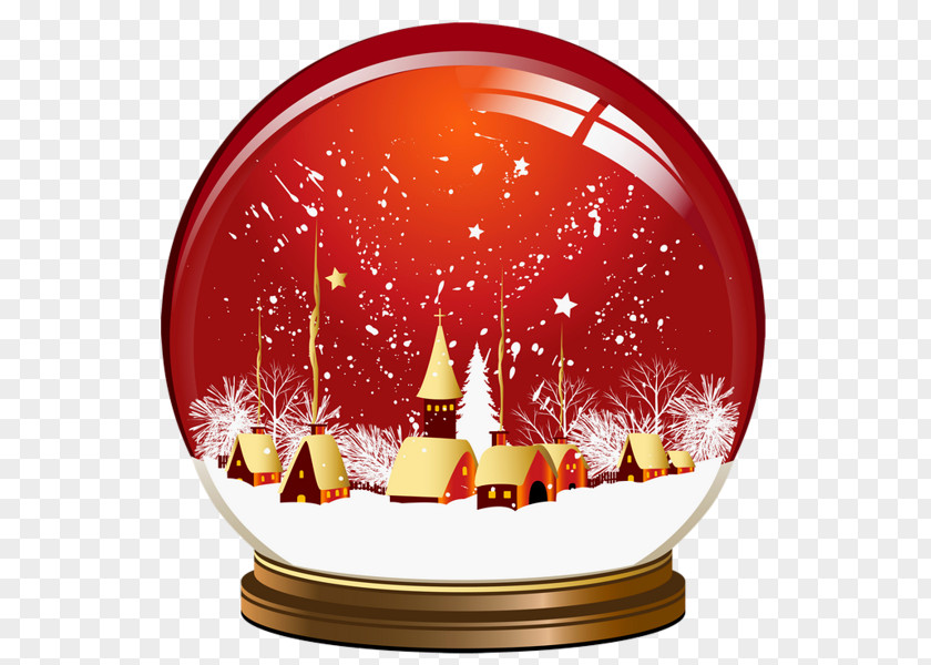 Snow Globes Christmas Tree Clip Art PNG