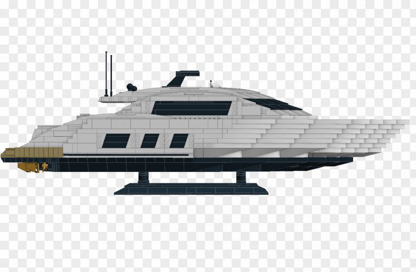 Luxury Yacht LEGO Boat Ship PNG