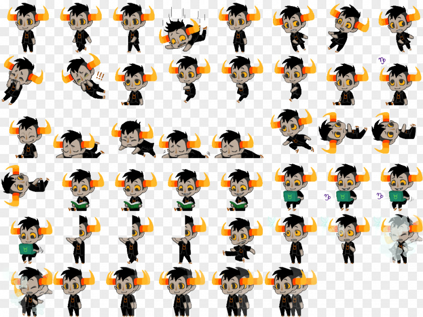 Sprite Homestuck Insect Font PNG